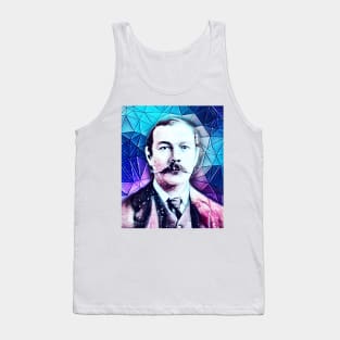 Arthur Conan Doyle Snow Portrait | Arthur Conan Doyle Artwork 5 Tank Top